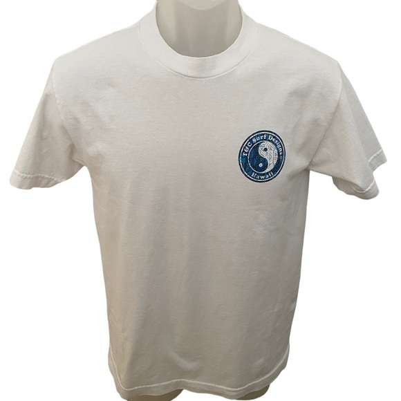 T&C Surf Designs Blue Hawaii Logo Tee Shirt Men S Small - Picture 2 of 5
